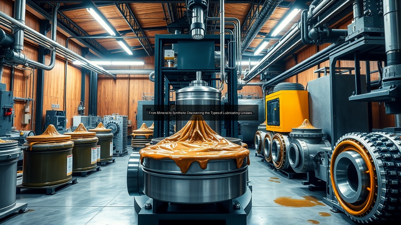 mineral greases and lubricants water resistance greasing grease